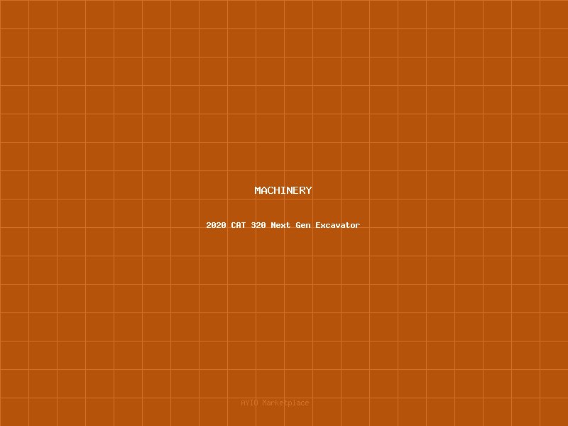 2020 CAT 320 Next Gen Excavator