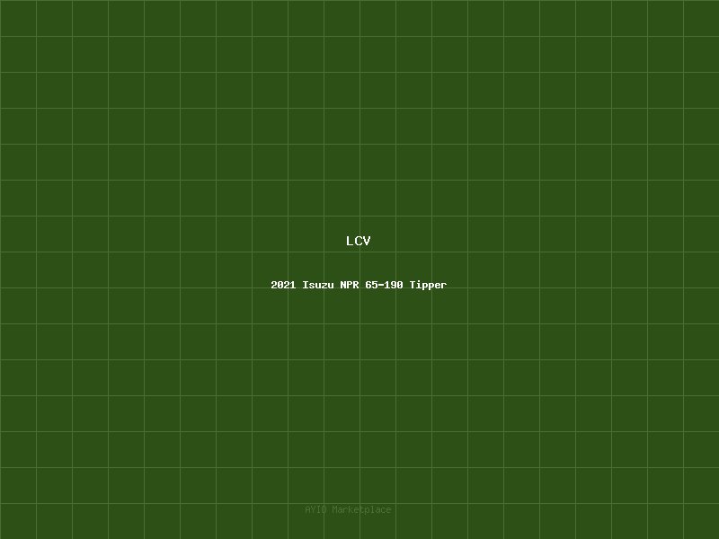 2021 Isuzu NPR 65-190 Tipper